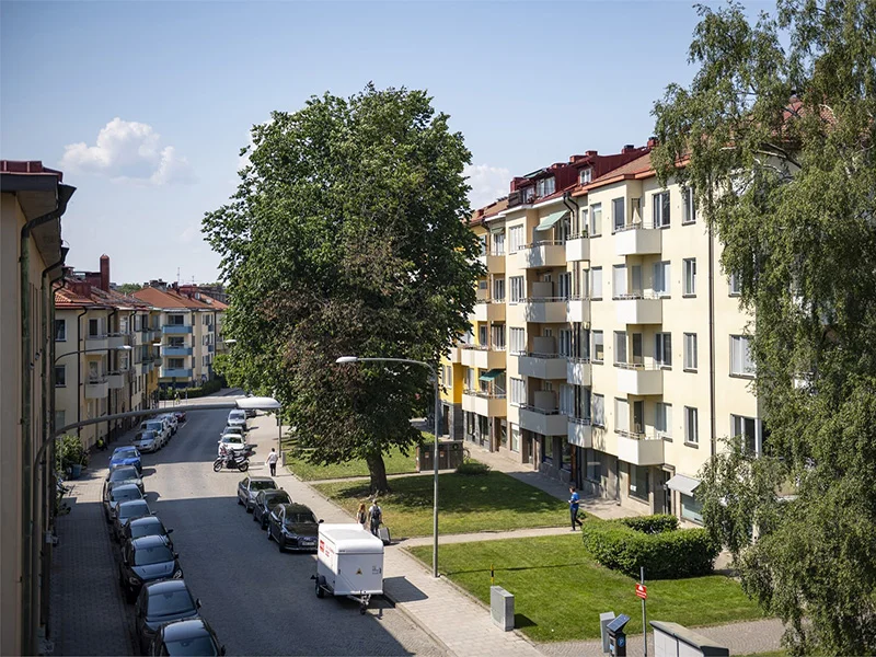 Ommalning av trapphus lokal Backedalen Hisingen